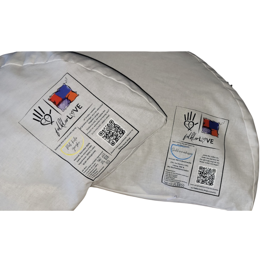 Poduszka z łuską gryki Pieróg Baza Etykieta