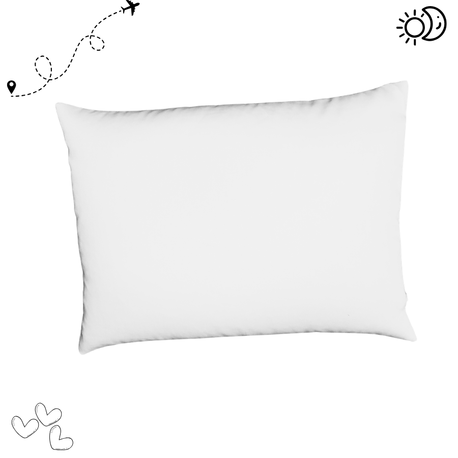 Biała Poduszka Gryczana Jasiek "Pole Marzeń" (Jasio Wędrowniczek) 40x30 cm – BAZA (Serce) - obrazek 2